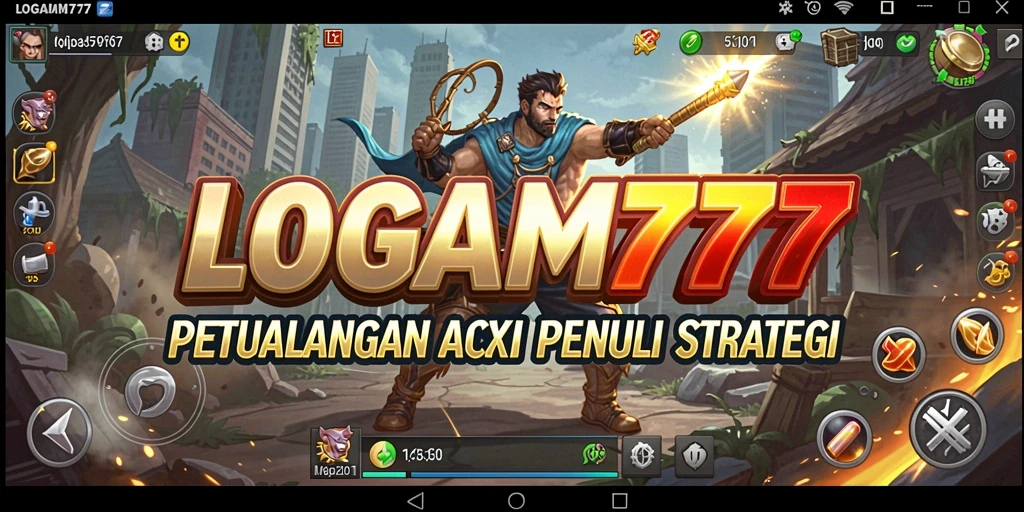 Tampilan gameplay LOGAM777 yang mendebarkan dan penuh aksi.
