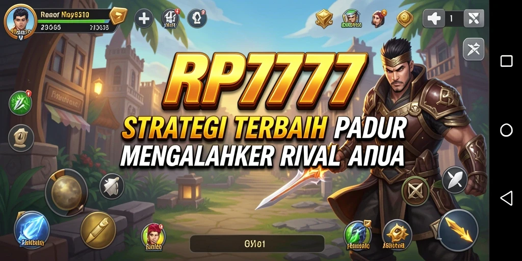 Screenshot gameplay RP777 menampilkan pertempuran strategis yang mendebarkan.